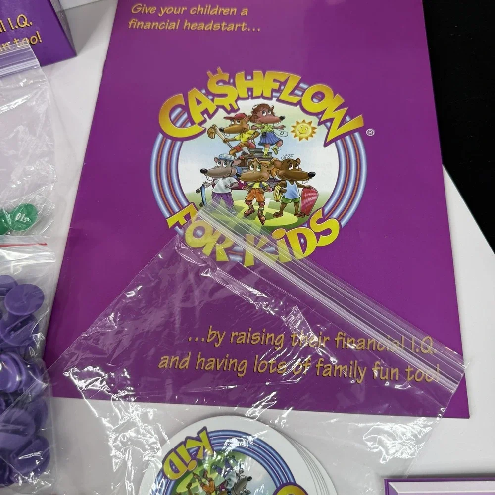 Cashflow For‎ Kids Board Game 2004 CASHFLOW Technologies EDUCATIONAL COMPLETE